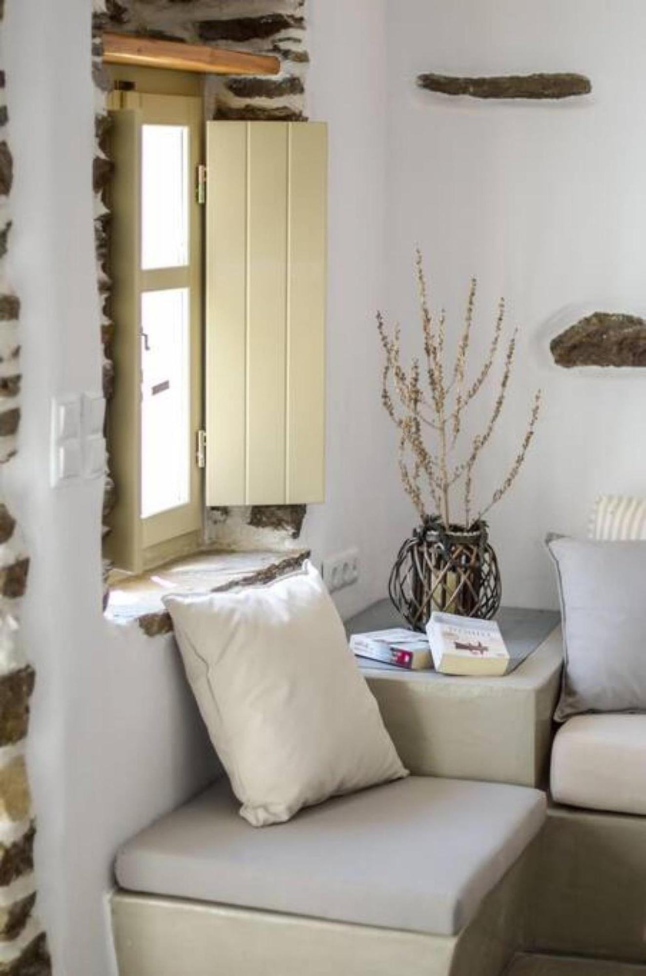 Villa Anthemion Naxos With Outdoor Jacuzzi Ano Sangrion Bagian luar foto