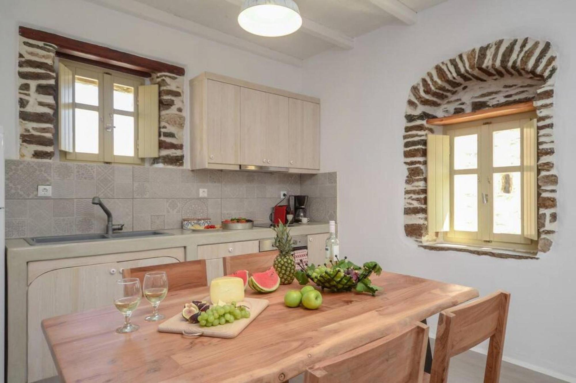 Villa Anthemion Naxos With Outdoor Jacuzzi Ano Sangrion Bagian luar foto